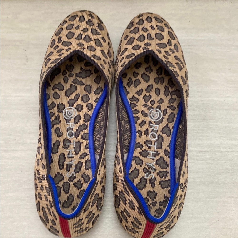 Rothy’s leopard flats